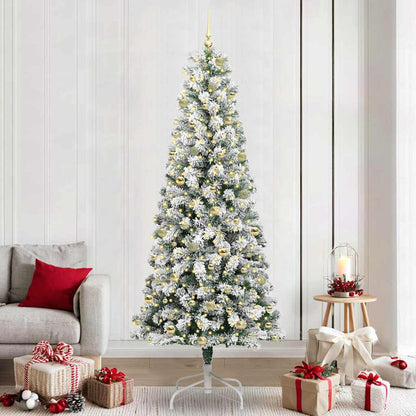 Albero di Natale Artificiale con Rami Pieghevoli 240 cm