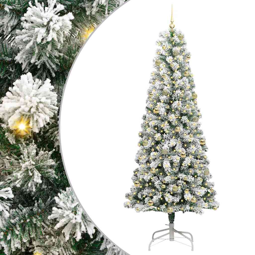Albero di Natale Artificiale con Rami Pieghevoli 240 cm