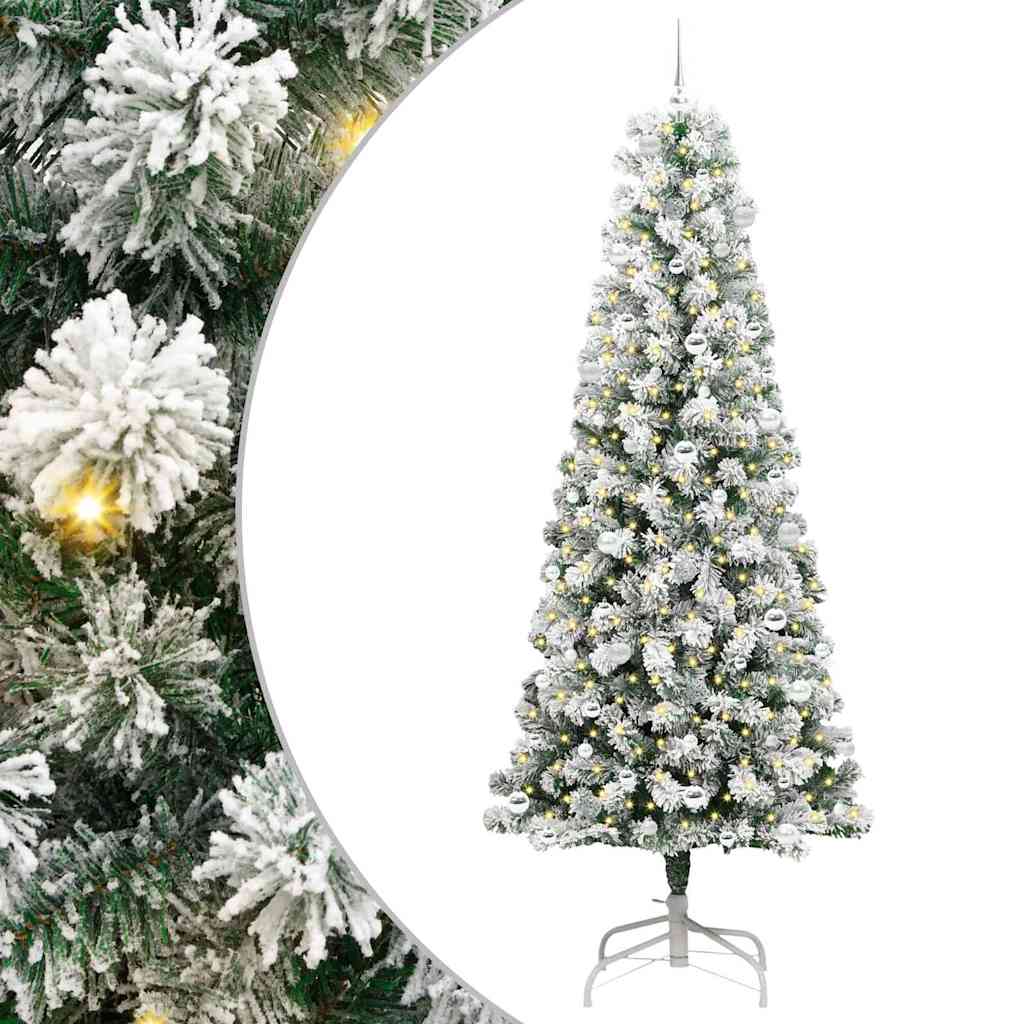 Albero di Natale Artificiale con Rami Pieghevoli 240 cm