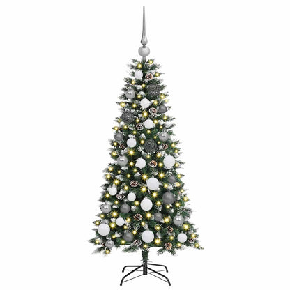 Albero di Natale artificiale con 150 LED Verde 120 cm