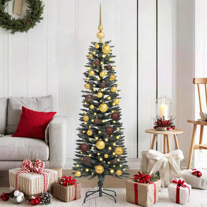 Albero di Natale artificiale con 150 LED Verde 120 cm