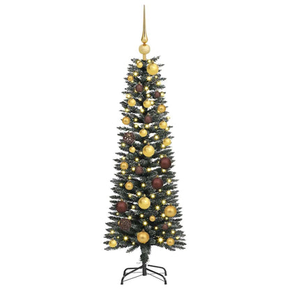 Albero di Natale artificiale con 150 LED Verde 120 cm