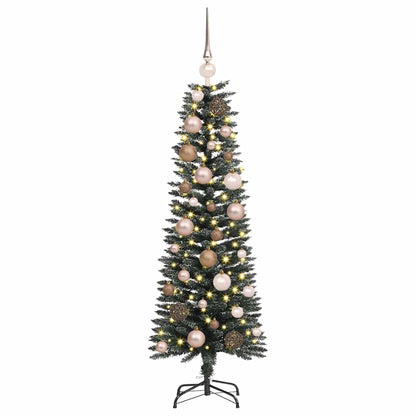 Albero di Natale artificiale con 150 LED Verde 120 cm