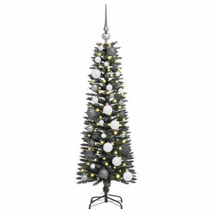 Albero di Natale artificiale con 150 LED Verde 120 cm