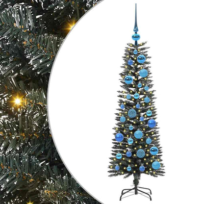 Albero di Natale artificiale con 150 LED Verde 120 cm