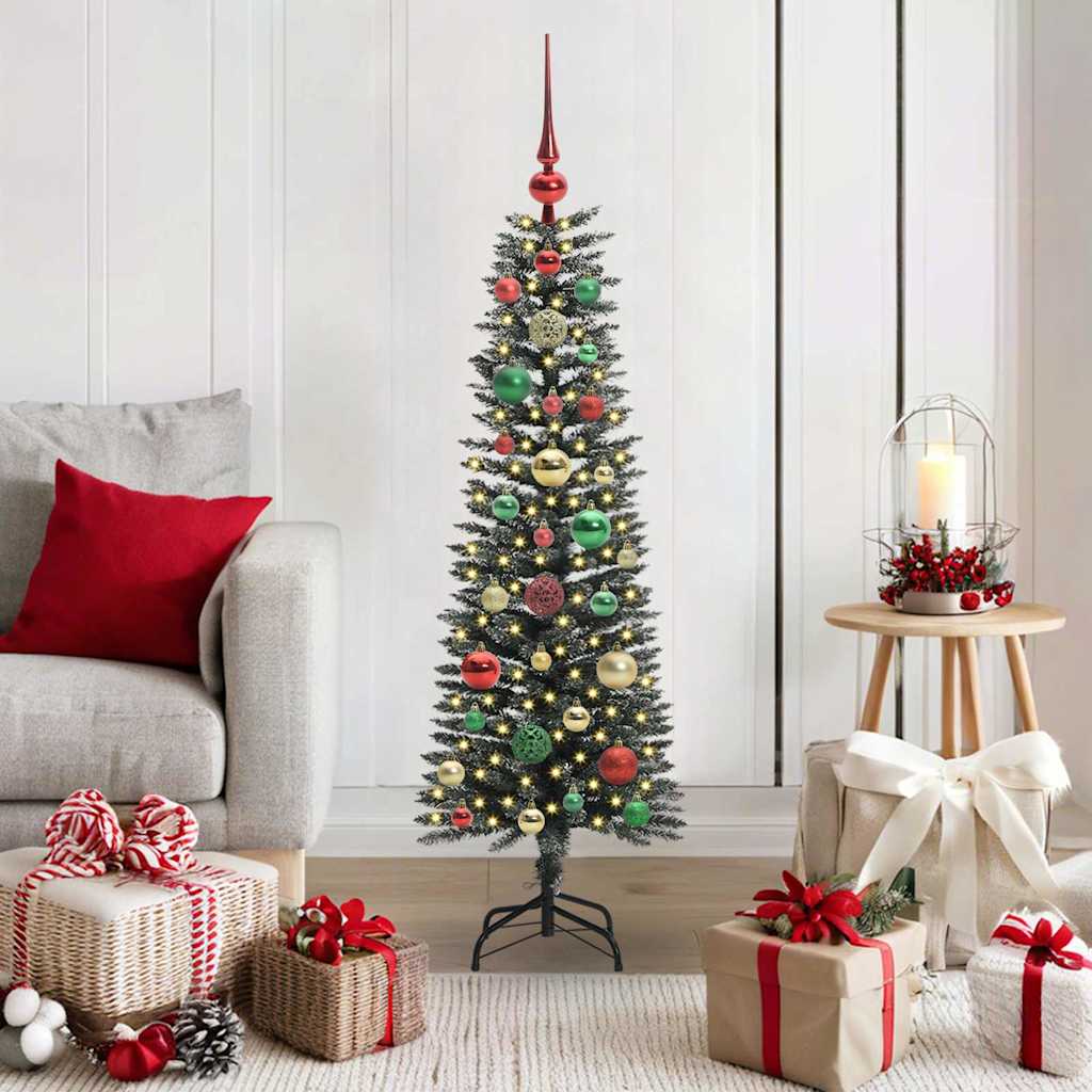 Albero di Natale artificiale con 150 LED Verde 120 cm