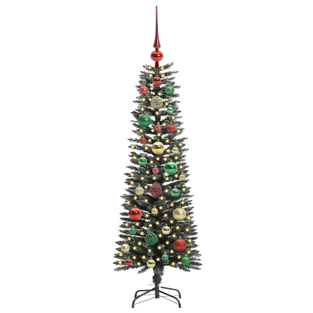 Albero di Natale artificiale con 150 LED Verde 120 cm