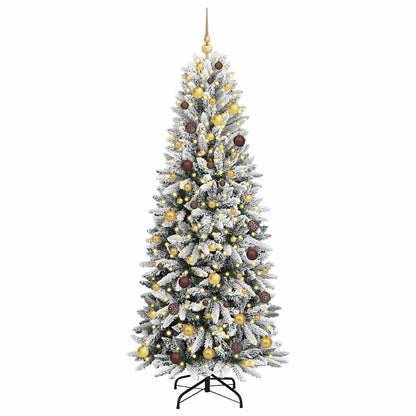 Albero di Natale artificiale con 300 LED Bianco 210 cm