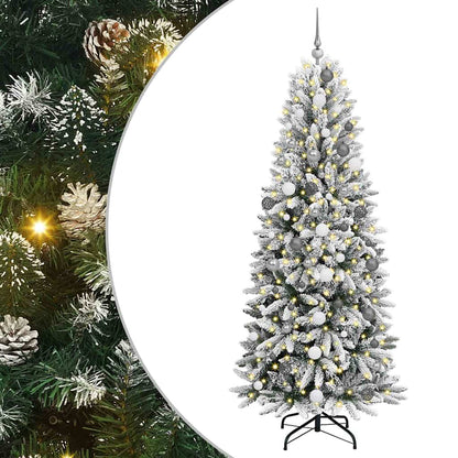 Albero di Natale artificiale con 300 LED Bianco 210 cm