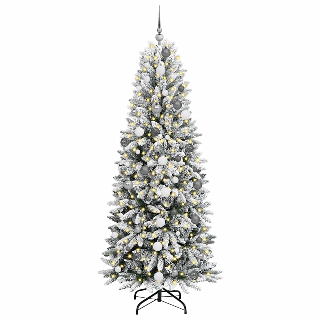 Albero di Natale artificiale con 300 LED Bianco 210 cm