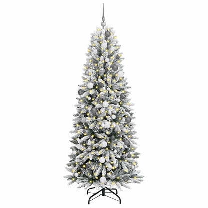 Albero di Natale artificiale con 300 LED Bianco 210 cm