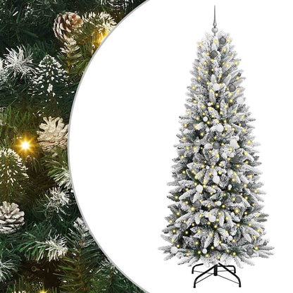 Albero di Natale artificiale con 300 LED Bianco 240 cm