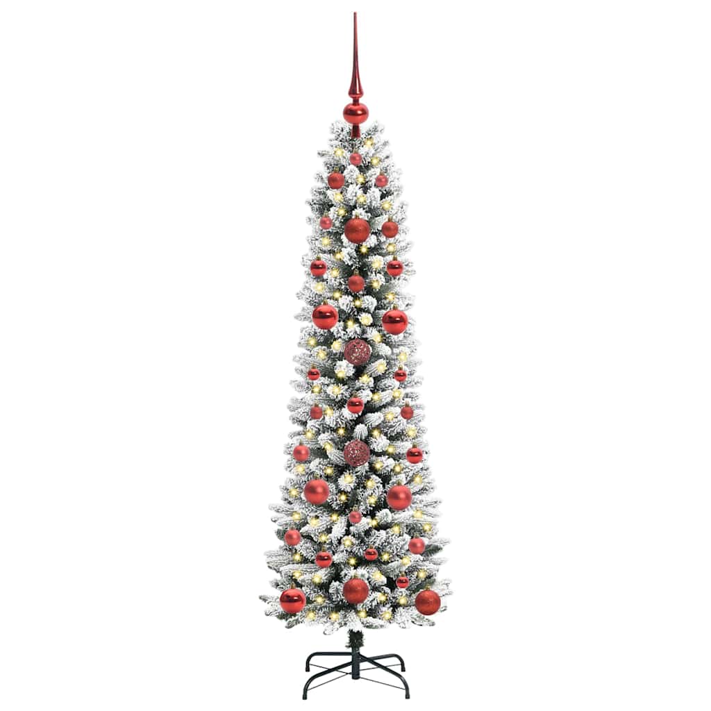 Albero di Natale artificiale con 150 LED Bianco 120 cm