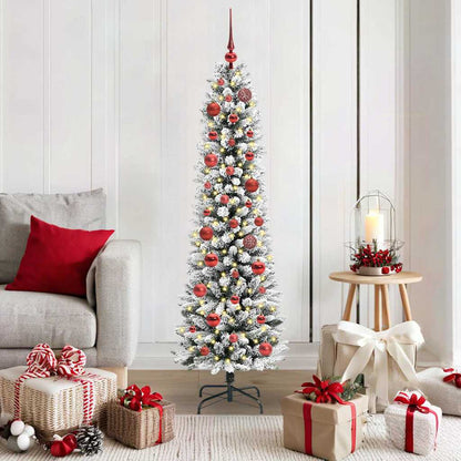 Albero di Natale artificiale con 150 LED Bianco 150 cm