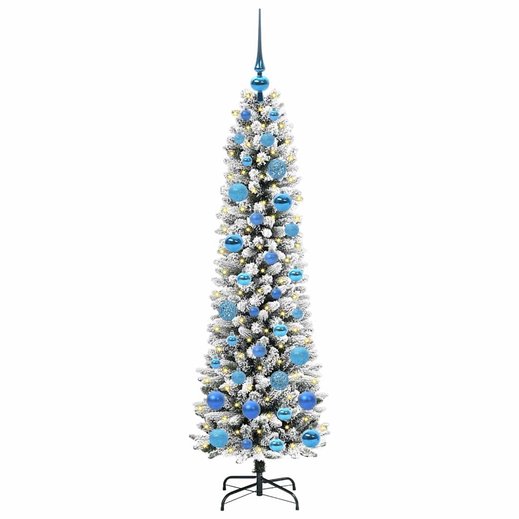 Albero di Natale artificiale con 150 LED Bianco 150 cm