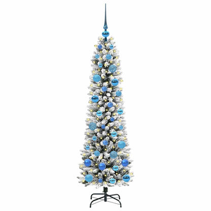 Albero di Natale artificiale con 150 LED Bianco 150 cm