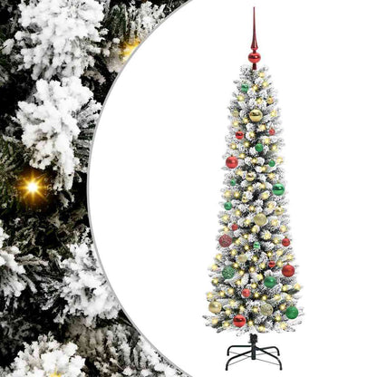 Albero di Natale artificiale con 150 LED Bianco 150 cm