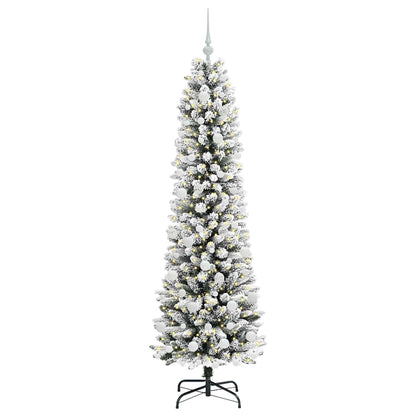Albero di Natale artificiale con 300 LED Bianco 180 cm