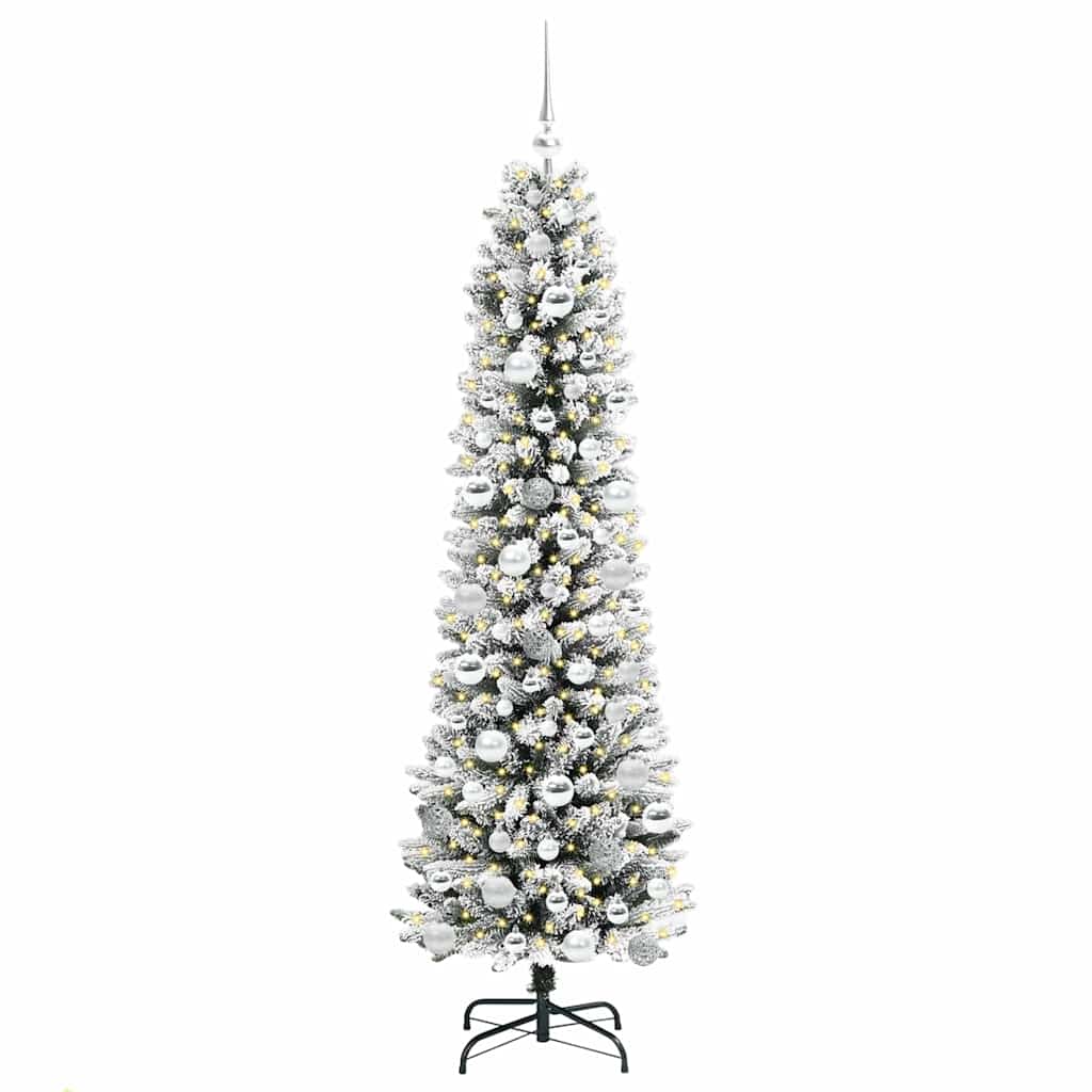 Albero di Natale artificiale con 300 LED Bianco 180 cm