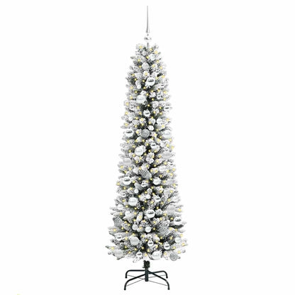 Albero di Natale artificiale con 300 LED Bianco 180 cm