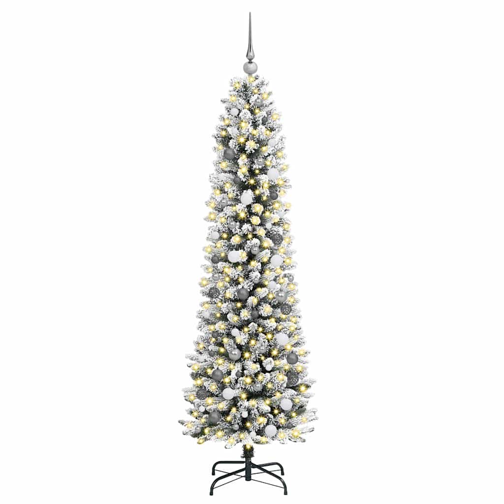 Albero di Natale artificiale con 300 LED Bianco 210 cm