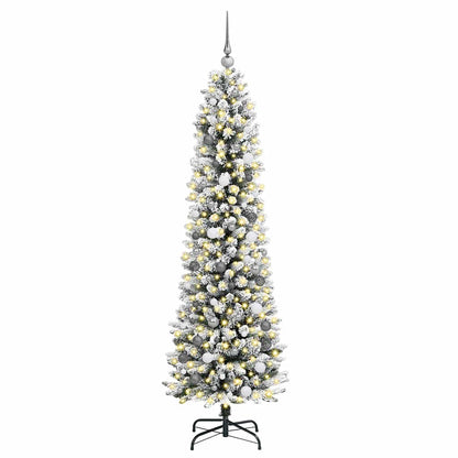 Albero di Natale artificiale con 300 LED Bianco 210 cm