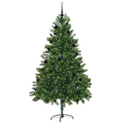 Albero di Natale con 300 LED con supporto Verde 210 cm PE