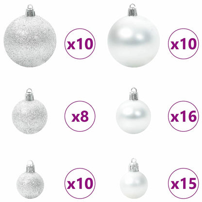 Albero di Natale con 300 LED con supporto Verde 210 cm PE