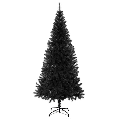 Albero di Natale con 300 LED con supporto Nero 240 cm PVC