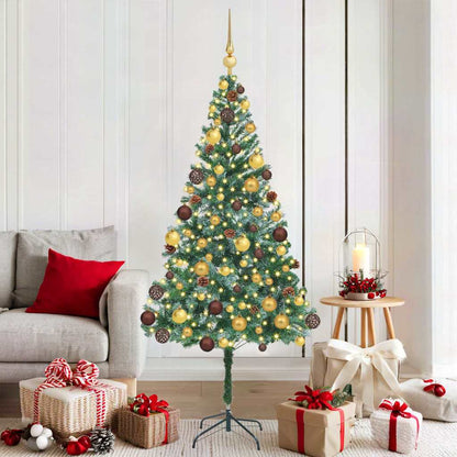 Albero di Natale artificiale Verde 180 cm PVC e Acciaio
