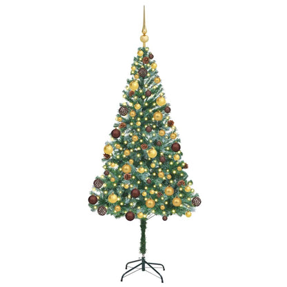 Albero di Natale artificiale Verde 180 cm PVC e Acciaio
