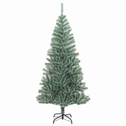 Albero di Natale Artificiale Imbiancato con Luci LED 240 cm