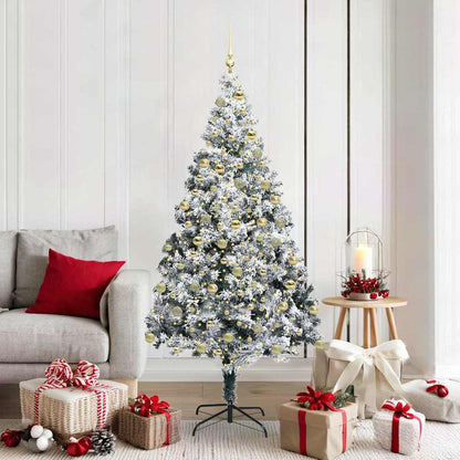 Albero di Natale artificiale con 300 LED Bianco 180 cm