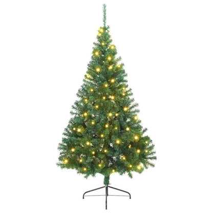 Albero di Natale artificiale con luci integrate Verde 210 cm