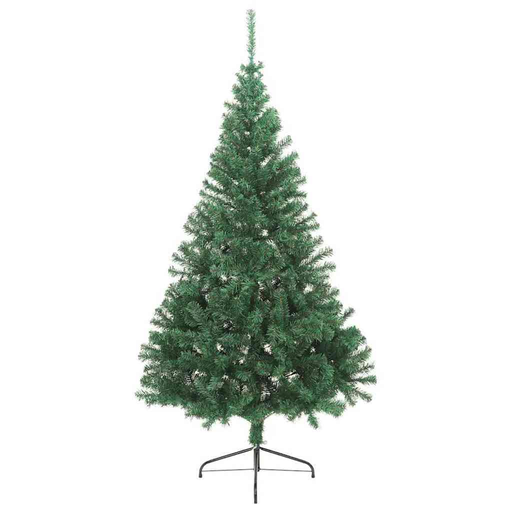 Albero di Natale artificiale con luci integrate Verde 210 cm