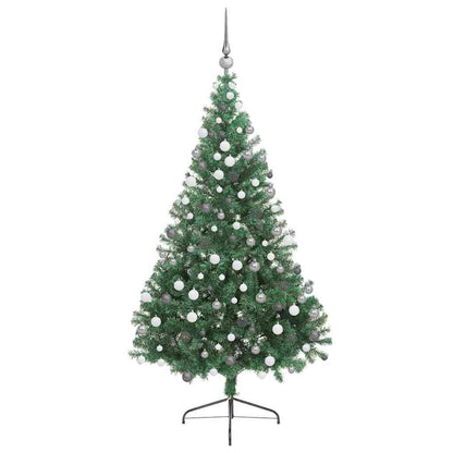 Albero di Natale artificiale con luci integrate Verde 210 cm