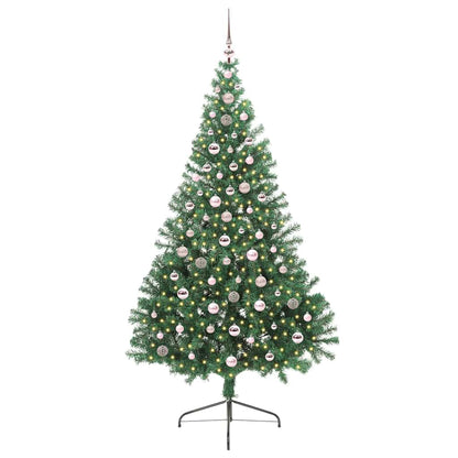 Albero di Natale artificiale con luci integrate Verde 240 cm