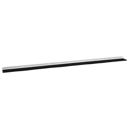 Spazzole per porte a vite 2 pcs Bianco 100 cm Lega di alluminio