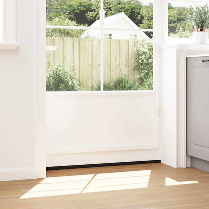 Spazzole per porte a vite 6 pcs Bianco 100 cm Lega di alluminio