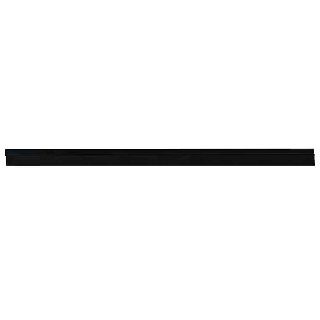 Spazzole per porte autoadesive 2 pcs Nero 100 cm