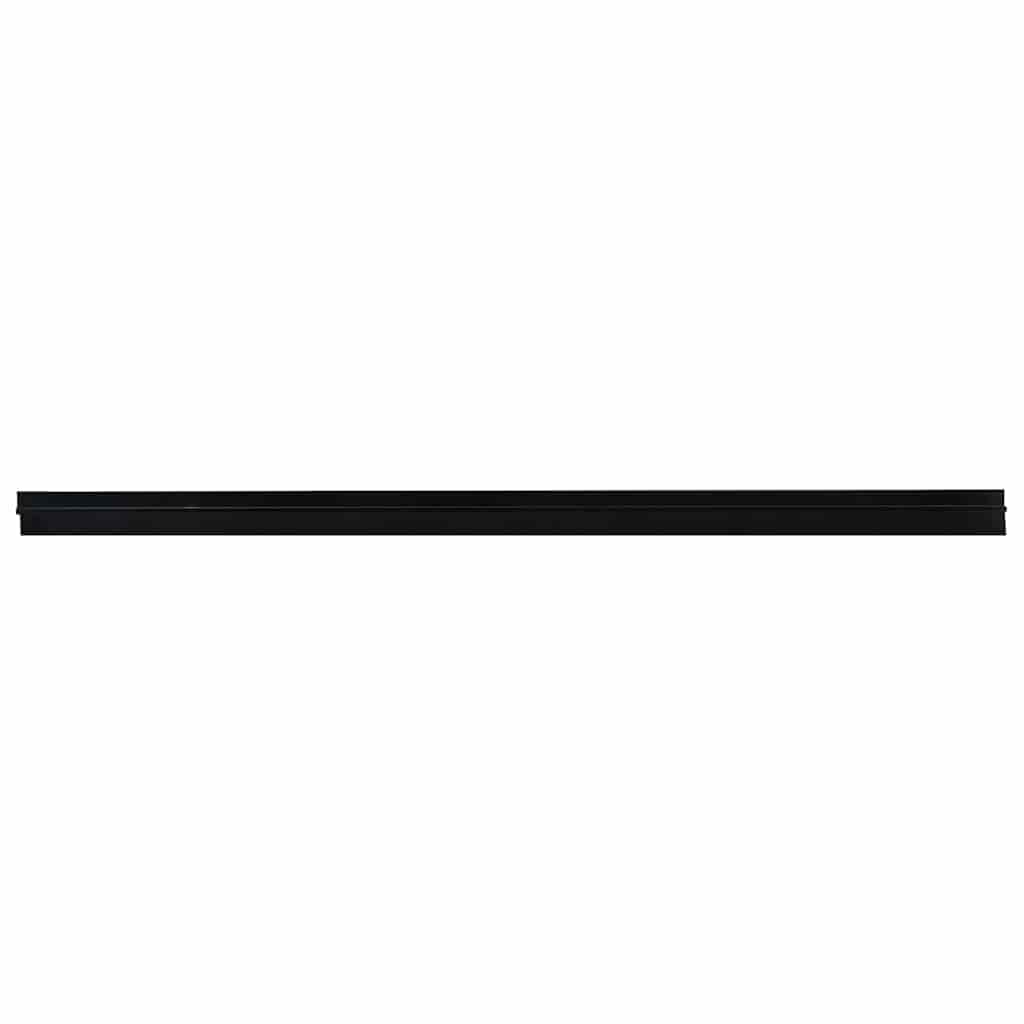 Spazzole per porte autoadesive 6 pcs Nero 100 cm