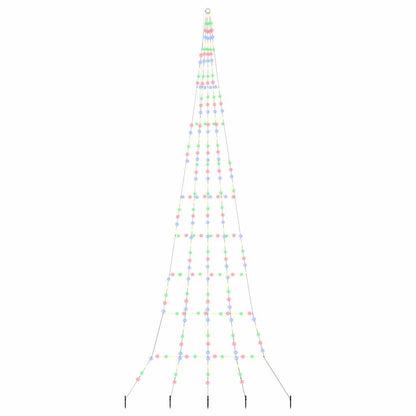 Albero di Natale LED con picchetti per il terreno 511 cm