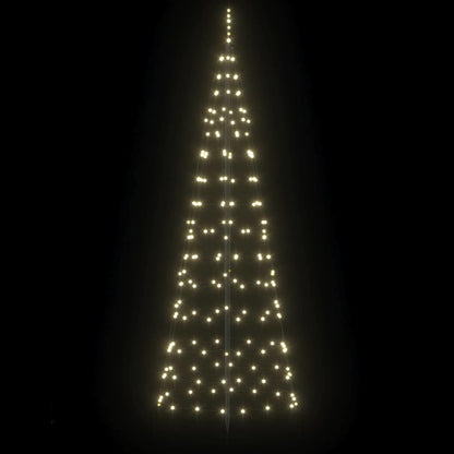 Albero di Natale LED con picchetti per il terreno Bianco caldo