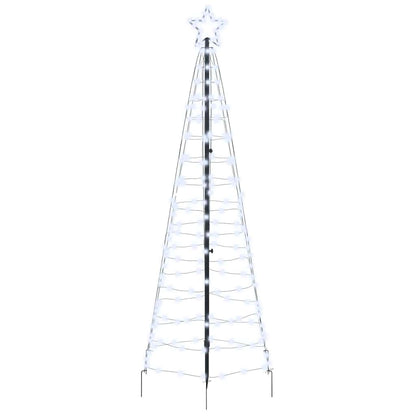 Albero di Natale LED con picchetti per il terreno 250 cm Ferro