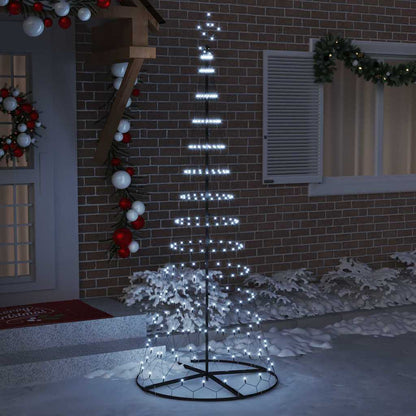 Albero di Natale LED con 295 LED Bianco freddo 250 cm Metallo