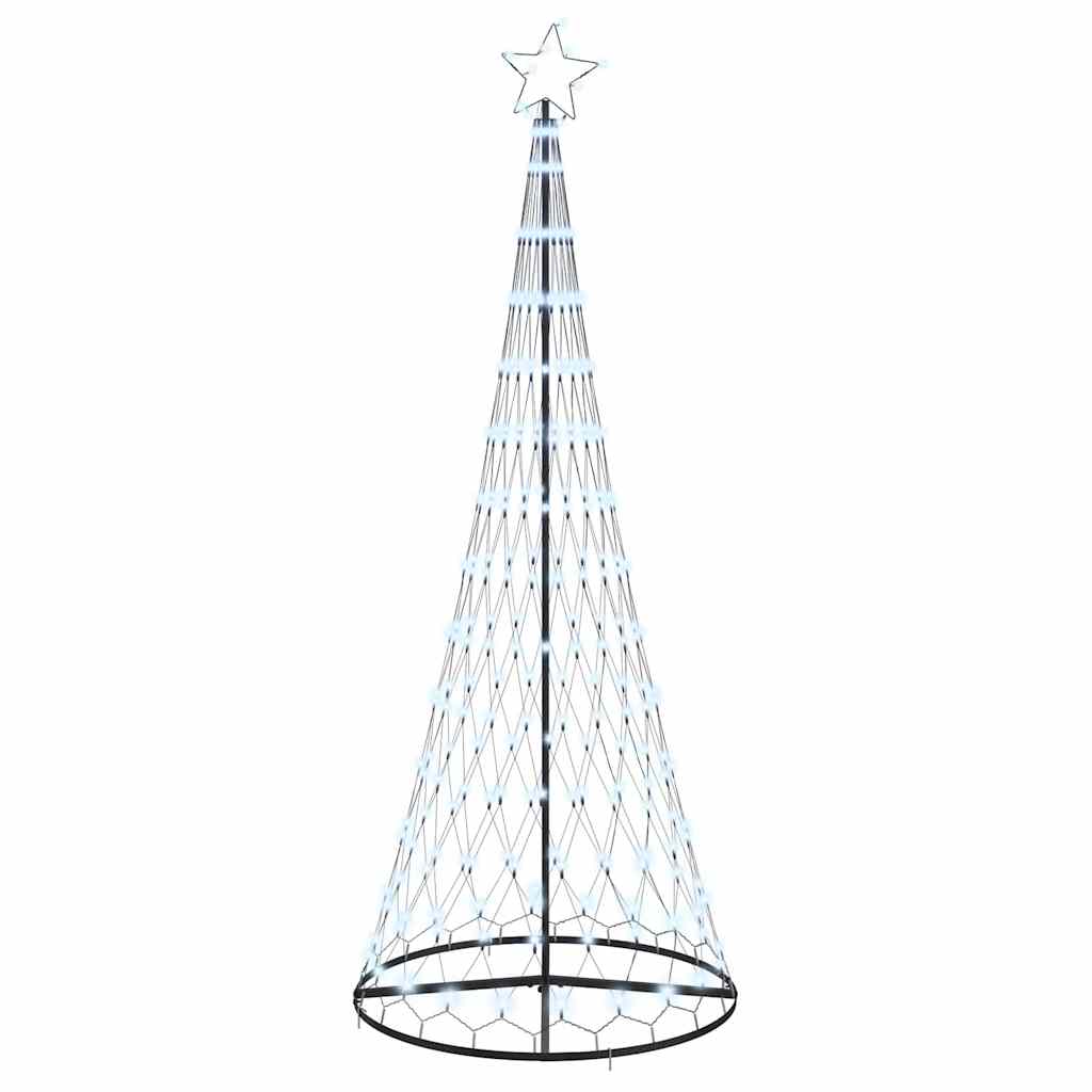 Albero di Natale LED con 295 LED Bianco freddo 250 cm Metallo