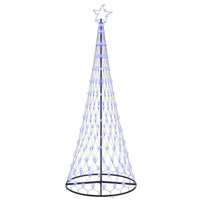 Albero di Natale LED con 295 LED Blu 250 cm Metallo