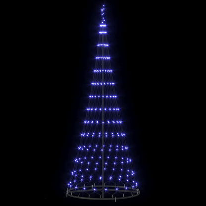 Albero di Natale LED con 295 LED Blu 250 cm Metallo