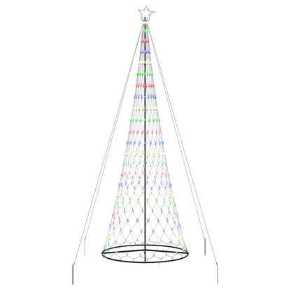 Albero di Natale LED con 455 LED Multicolore 184.5 cm Metallo