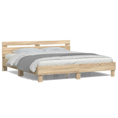 Struttura del letto Sonoma 193 x 203 cm Legno multistrato